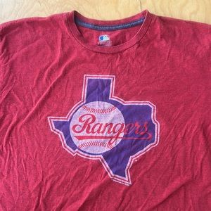 Texas Rangers Baseball MLB Ring Spun Soft Tshirt XL